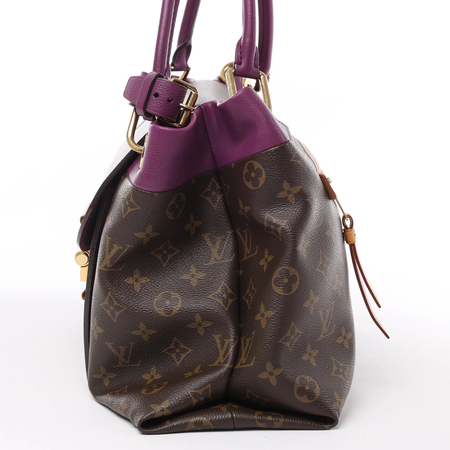 Louis Vuitton Monogram Olympe Shoulder Bag in Purple x Brown M41057