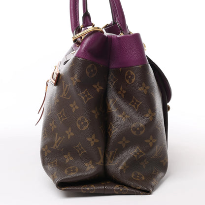 Louis Vuitton Monogram Olympe Shoulder Bag in Purple x Brown M41057