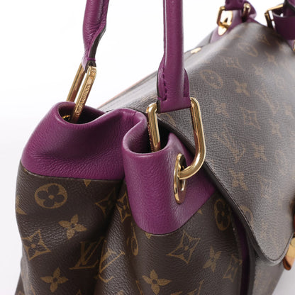 Louis Vuitton Monogram Olympe Shoulder Bag in Purple x Brown M41057
