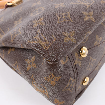 Louis Vuitton Monogram Pallas BB 2Way Handtasche in Rot M50068