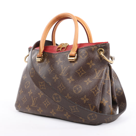 Louis Vuitton Monogram Pallas BB 2Way Handtasche in Rot M50068