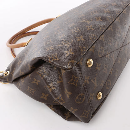 Louis Vuitton Monogram Pallas MM 2Way Handtasche in Braun M40907