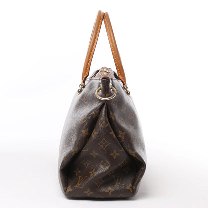 Louis Vuitton Monogram Pallas MM 2Way Handtasche in Braun M40907