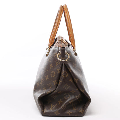 Louis Vuitton Monogram Pallas MM 2Way Handtasche in Braun M40907