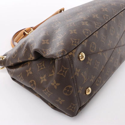 Louis Vuitton Monogram Pallas MM 2Way Handtasche in Lila x Braun M41059