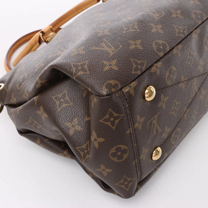 Louis Vuitton Monogram Pallas MM 2Way Handtasche in Lila x Braun M41059