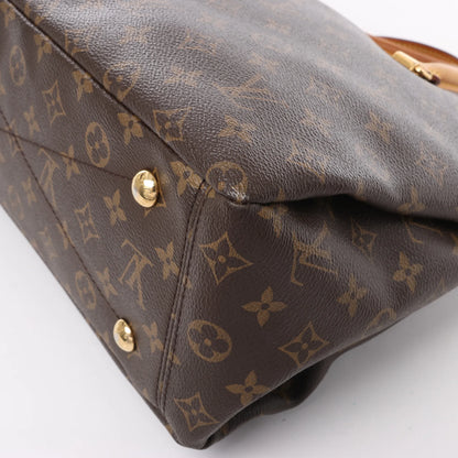 Louis Vuitton Monogram Pallas MM 2Way Handtasche in Lila x Braun M41059