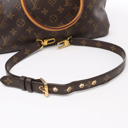 Louis Vuitton Monogram Pallas MM 2Way Handtasche in Lila x Braun M41059