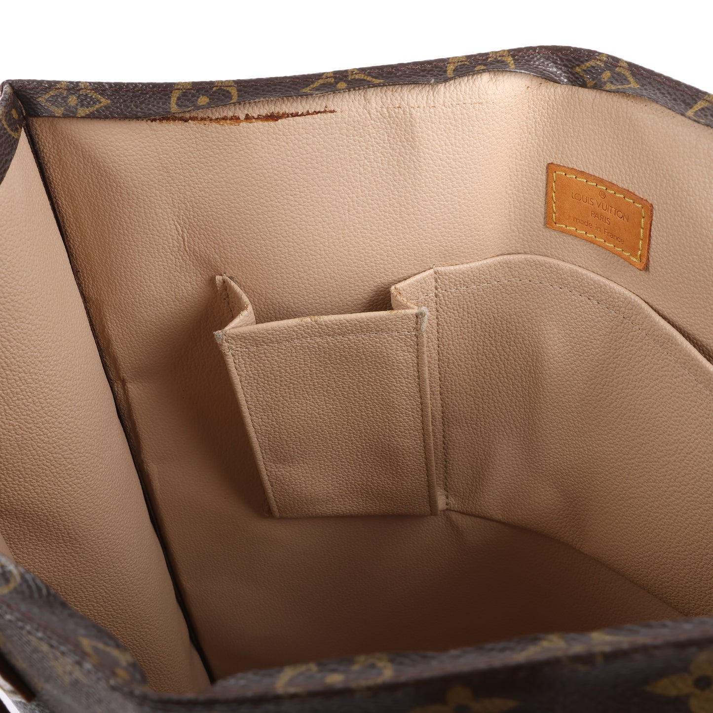 Louis Vuitton Monogram Sac Plat GM Handtasche M51140