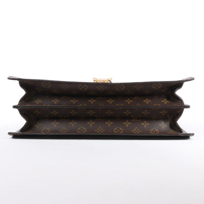Louis Vuitton Monogram Serviette Fermoir Handbag M53305