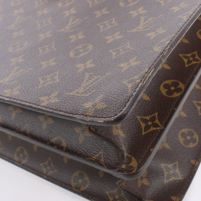 Louis Vuitton Monogram Serviette Fermoir Handbag M53305