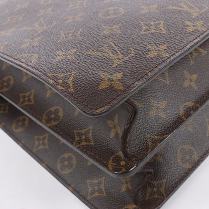 Louis Vuitton Monogram Serviette Fermoir Handbag M53305