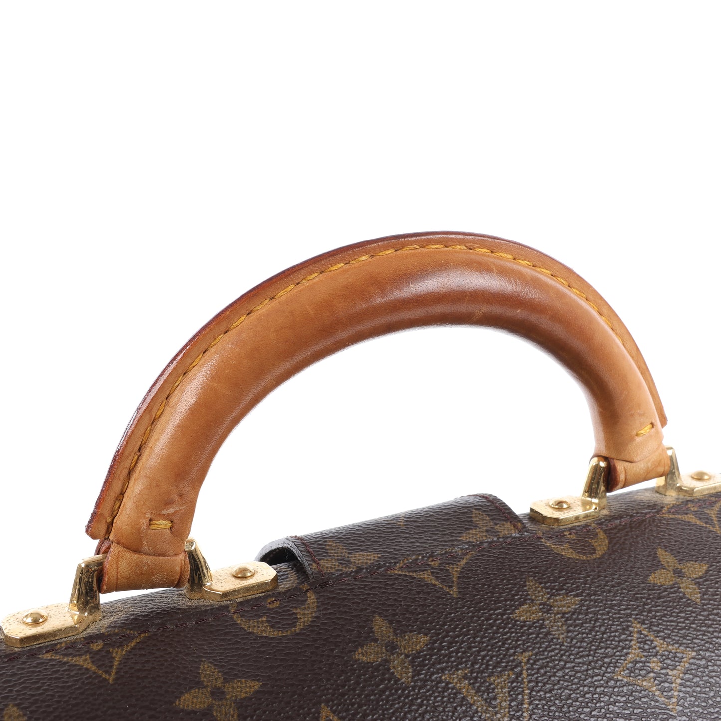Louis Vuitton Monogram Serviette Fermoir Handbag M53305