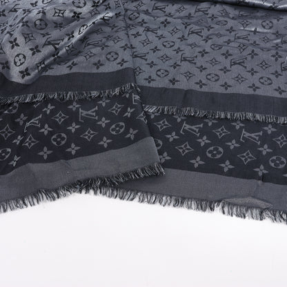 Louis Vuitton Monogram Shine Seidenschal in Schwarz M75123 MR0261