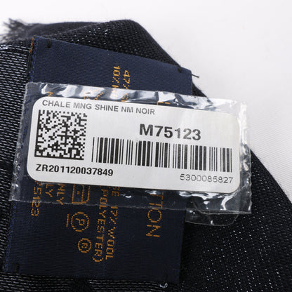 Louis Vuitton Monogram Shine Seidenschal in Schwarz M75123 MR0261