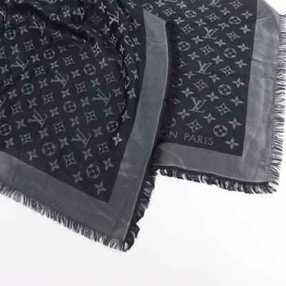 Louis Vuitton Monogram Shine Seidenschal in Schwarz M75123 MR0261