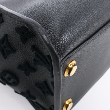 Sac à main Louis Vuitton Monogram Tuffetage On My Side en noir M53826