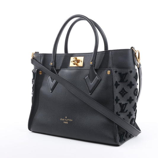 Louis Vuitton Monogram Tuffetage On My Side Handtasche in Schwarz M53826