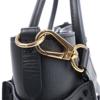 Sac à main Louis Vuitton Monogram Tuffetage On My Side en noir M53826