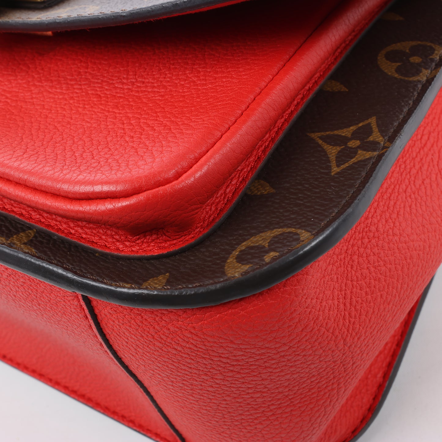 Louis Vuitton-Monogramm Vaugirard PM in Braun x Rot M44548