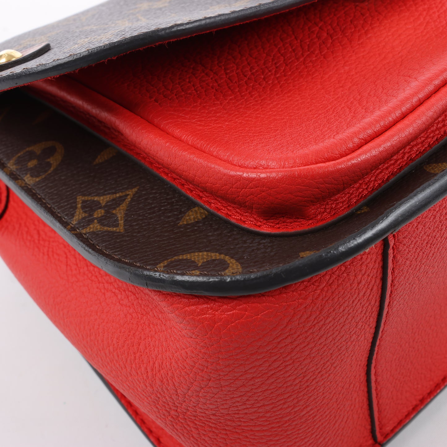 Louis Vuitton-Monogramm Vaugirard PM in Braun x Rot M44548