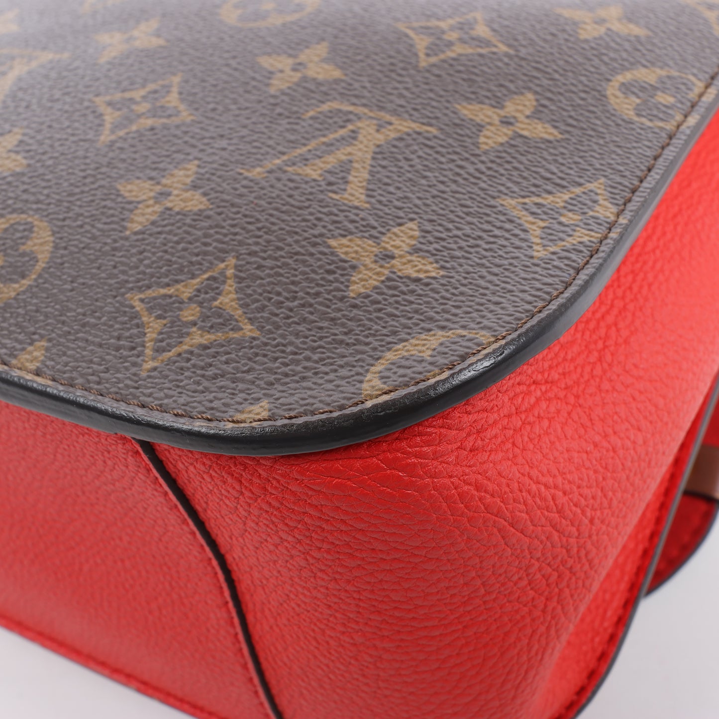 Louis Vuitton-Monogramm Vaugirard PM in Braun x Rot M44548