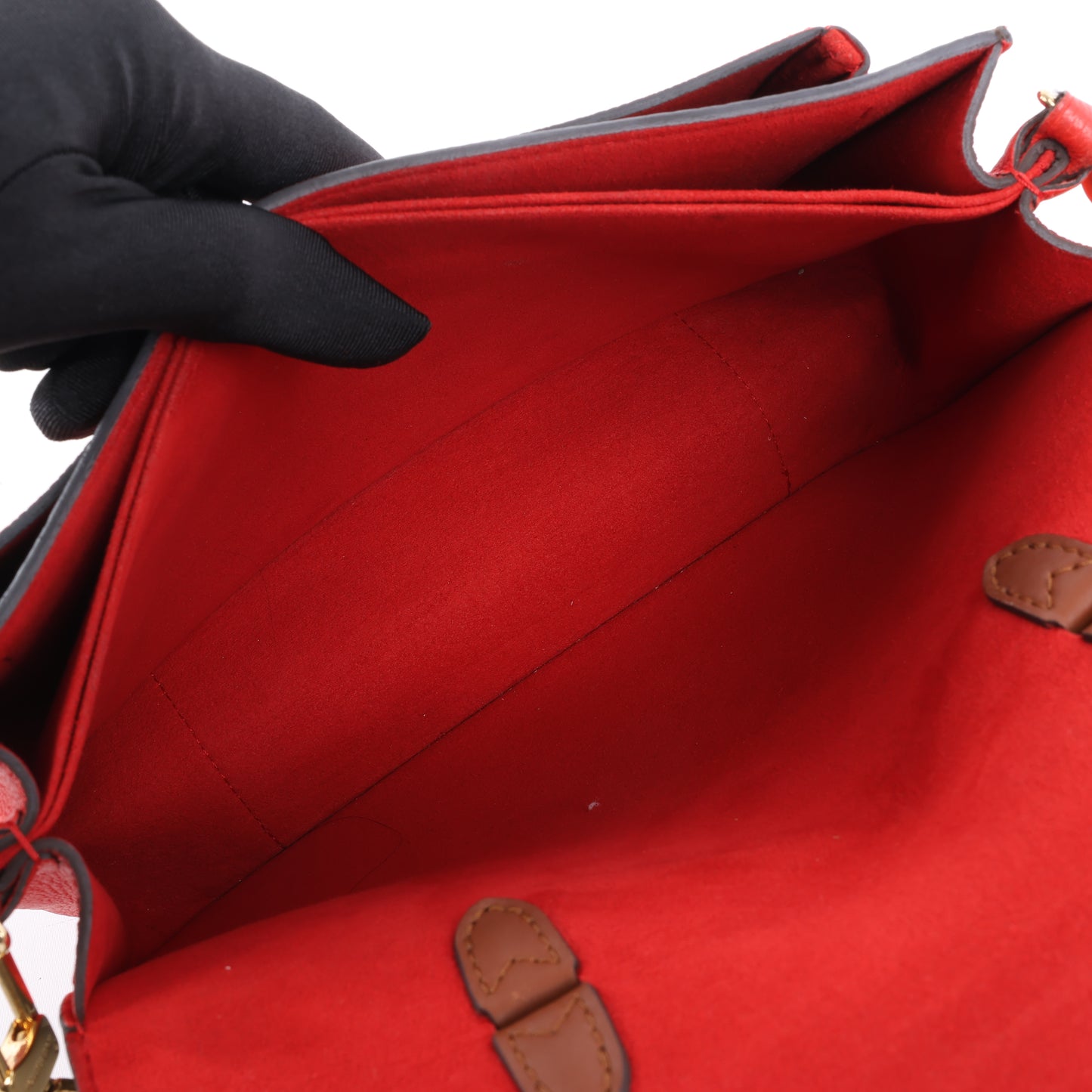 Louis Vuitton-Monogramm Vaugirard PM in Braun x Rot M44548