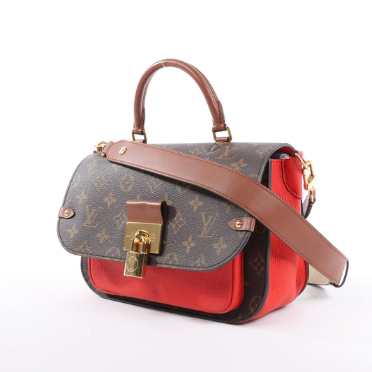 Louis Vuitton-Monogramm Vaugirard PM in Braun x Rot M44548