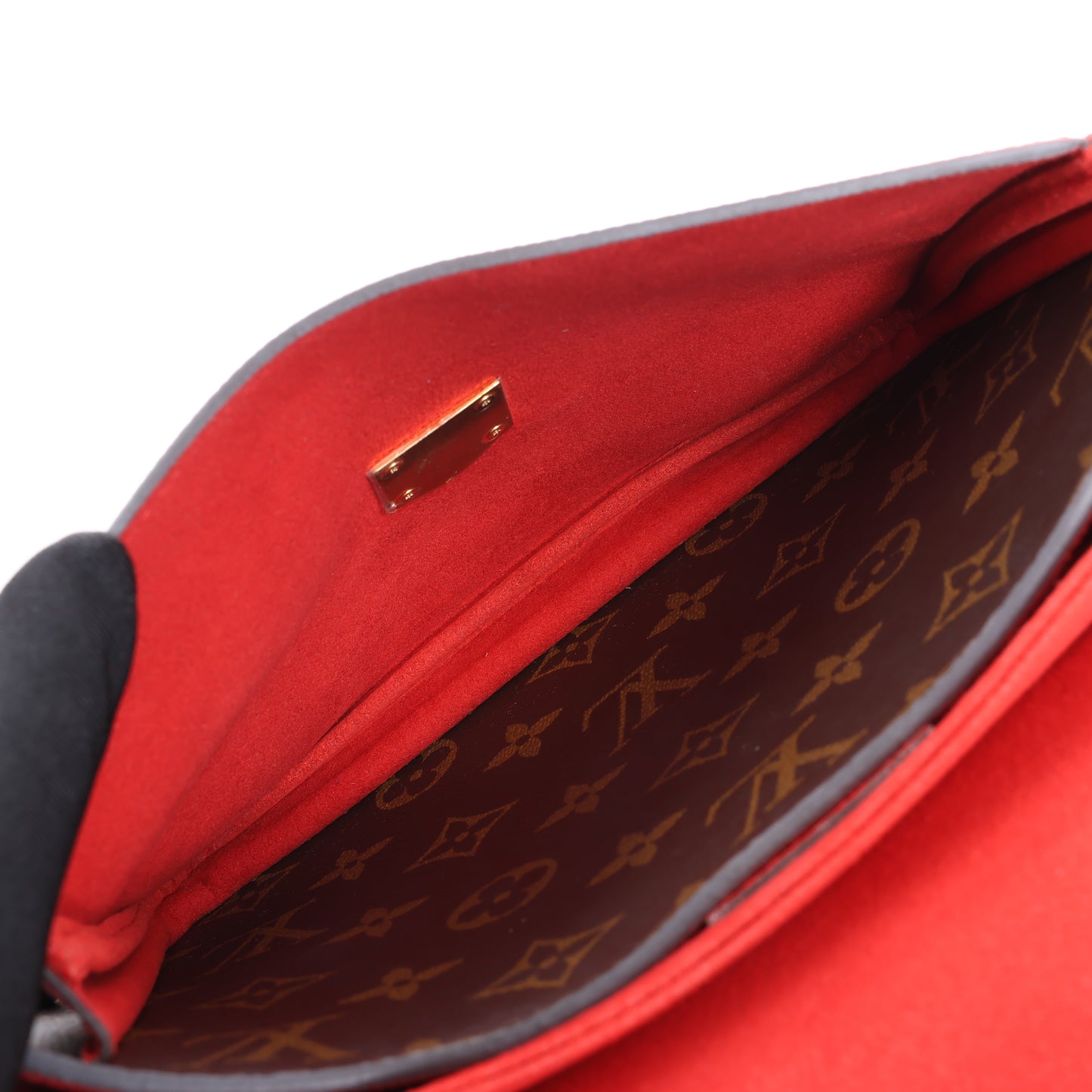 Louis Vuitton-Monogramm Vaugirard PM in Braun x Rot M44548