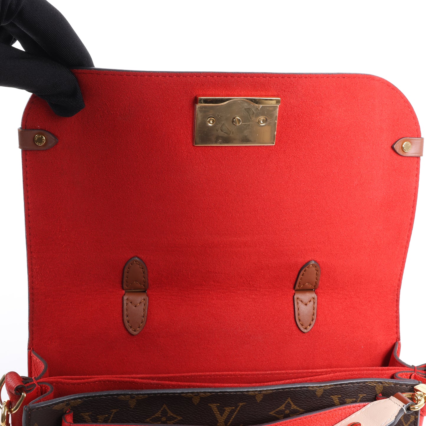 Louis Vuitton-Monogramm Vaugirard PM in Braun x Rot M44548