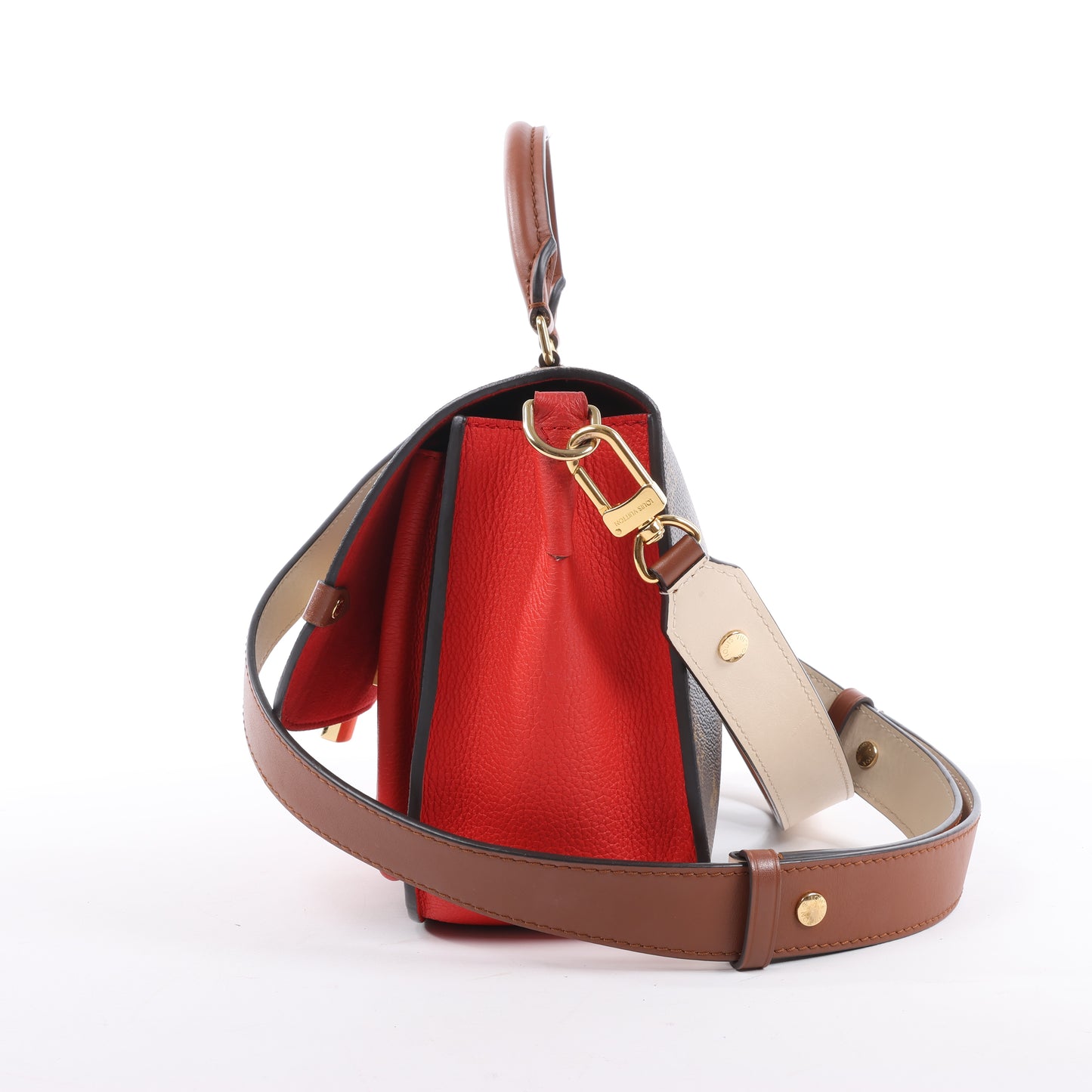Louis Vuitton-Monogramm Vaugirard PM in Braun x Rot M44548