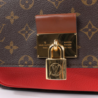 Louis Vuitton-Monogramm Vaugirard PM in Braun x Rot M44548