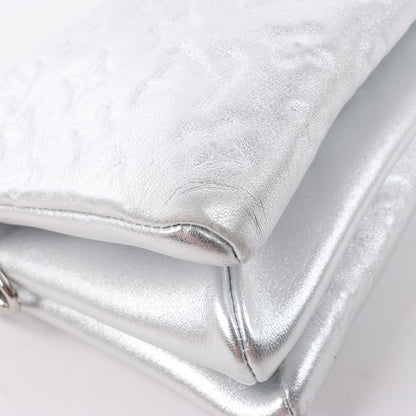 Louis Vuitton Coussin PM 2Way-Umhängetasche mit Monogrammprägung in Silber M57913