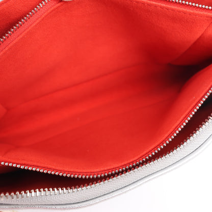 Louis Vuitton Coussin PM 2Way-Umhängetasche mit Monogrammprägung in Silber M57913