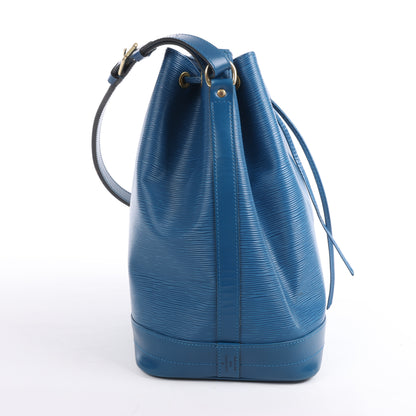 Louis Vuitton Epi Leather Noe Shoulder Bag in Blue