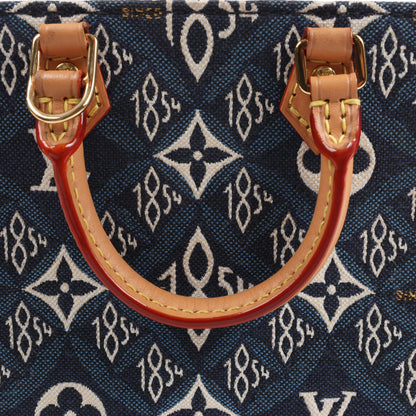 Sac à main Louis Vuitton Since1854 Petit Sac Plat 2 voies Bleu x Beige M80288