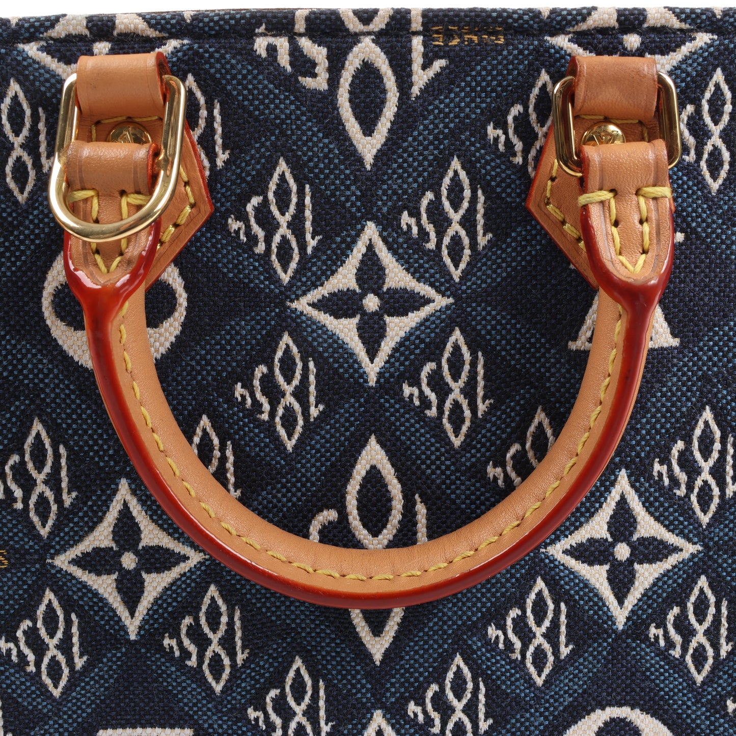 Sac à main Louis Vuitton Since1854 Petit Sac Plat 2 voies Bleu x Beige M80288