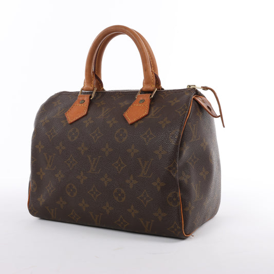 Louis Vuitton Monogram Canvas Speedy 25 Handbag