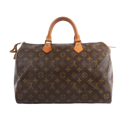 Louis Vuitton Monogram Canvas Speedy 35 Handbag