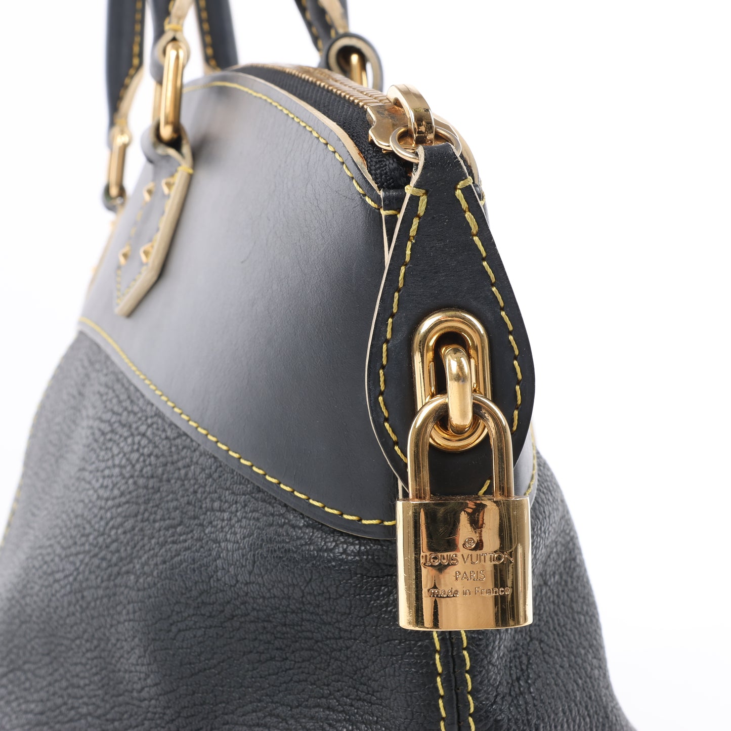 Louis Vuitton Suhali Lockit PM Handtasche in Schwarz M91875