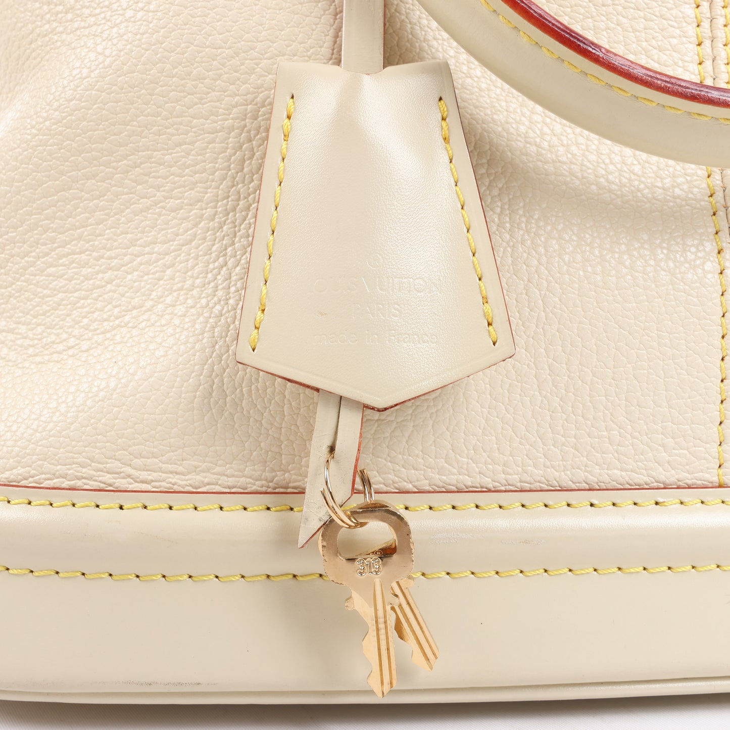 Louis Vuitton Suhali Lockit PM Handtasche in Beige M91887
