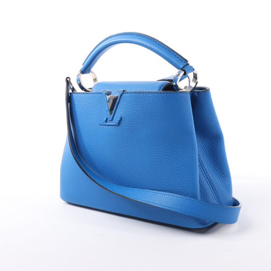 Louis Vuitton Taurillon Capucines BB Sac à main en Bleu