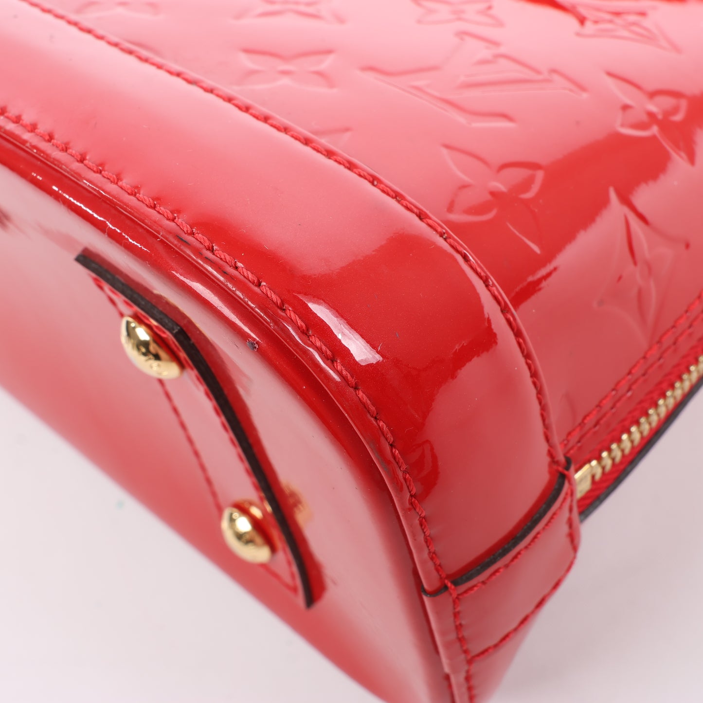 Louis Vuitton Monogram Vernis Alma BB Handtasche in Rot M90174