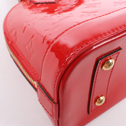 Louis Vuitton Monogram Vernis Alma BB Handtasche in Rot M90174