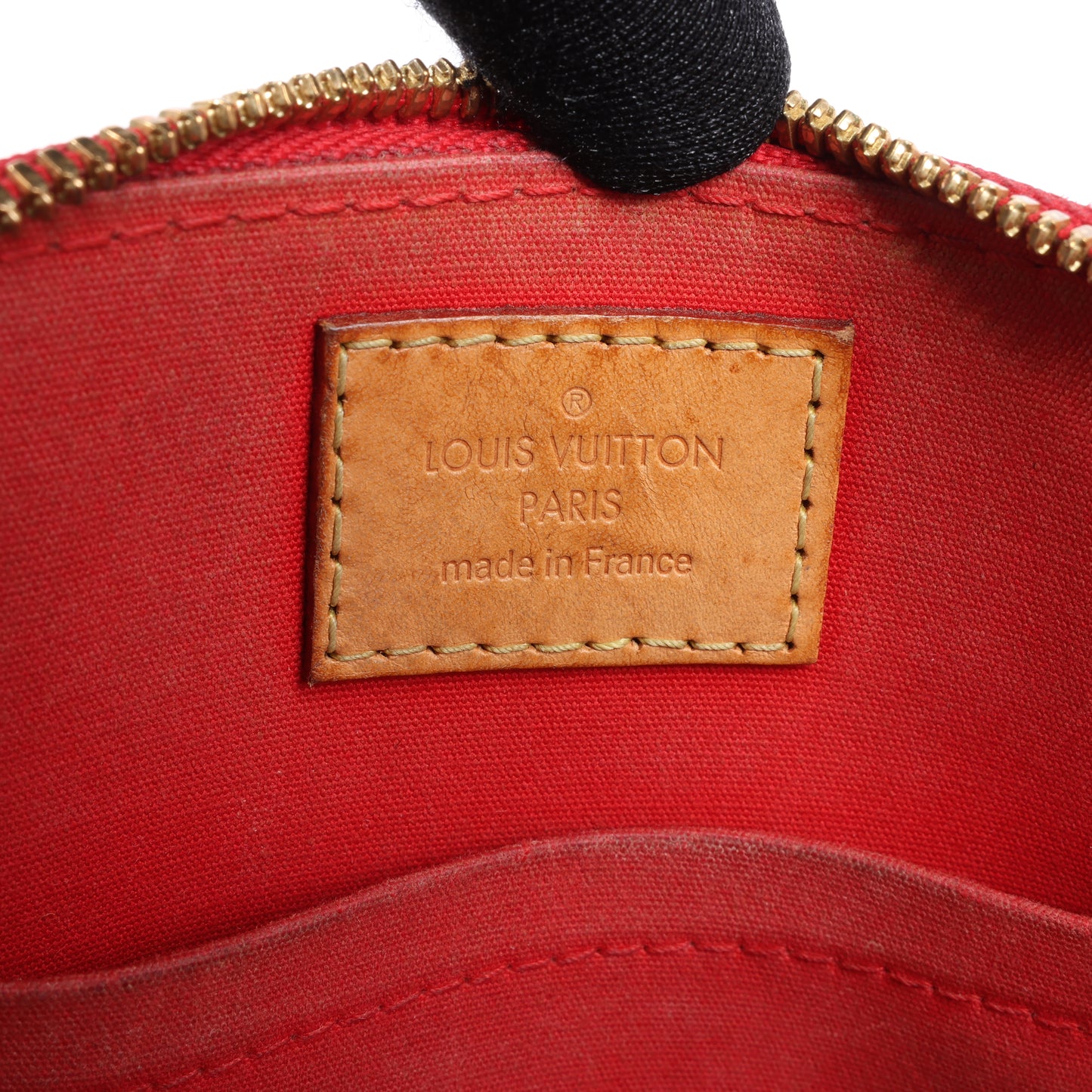 Louis Vuitton Monogram Vernis Alma BB Handtasche in Rot M90174