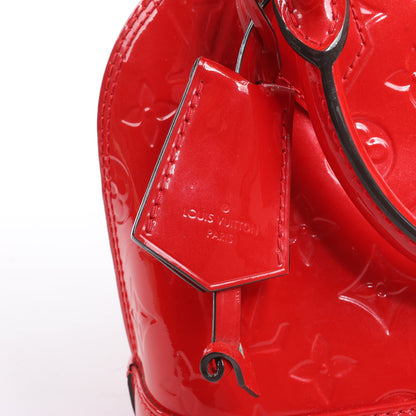 Louis Vuitton Monogram Vernis Alma BB Handtasche in Rot M90174