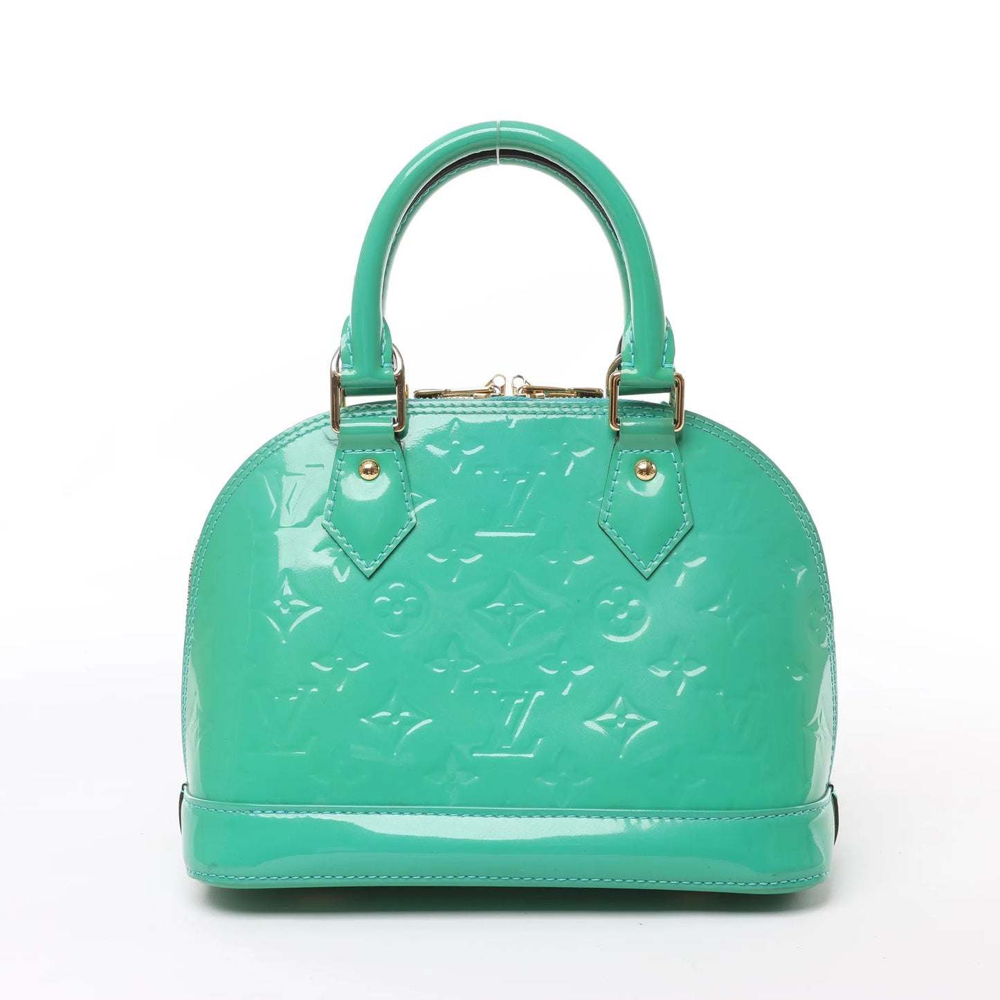 Louis Vuitton Monogram Vernis Alma BB Handtasche in Grün M90302
