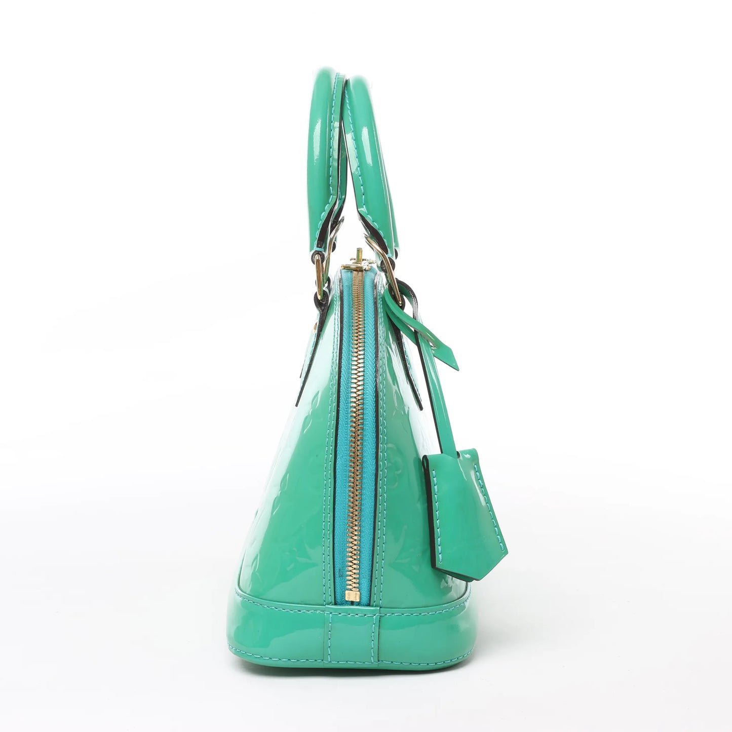 Louis Vuitton Monogram Vernis Alma BB Handtasche in Grün M90302