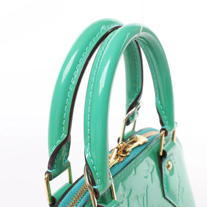 Louis Vuitton Monogram Vernis Alma BB Handtasche in Grün M90302