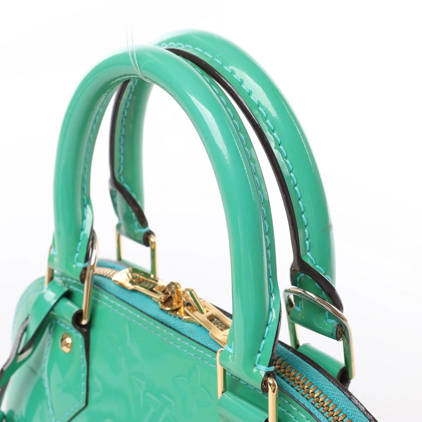 Louis Vuitton Monogram Vernis Alma BB Handtasche in Grün M90302